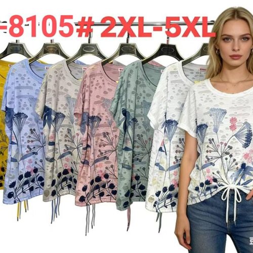 Футболка Monarlir (2XL-5XL) D8105 blue (лето) Monarlir D8105 blue