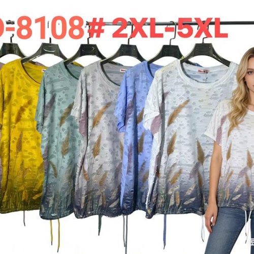 Футболка Monarlir (2XL-5XL) D8108 white (лето) Monarlir D8108 white