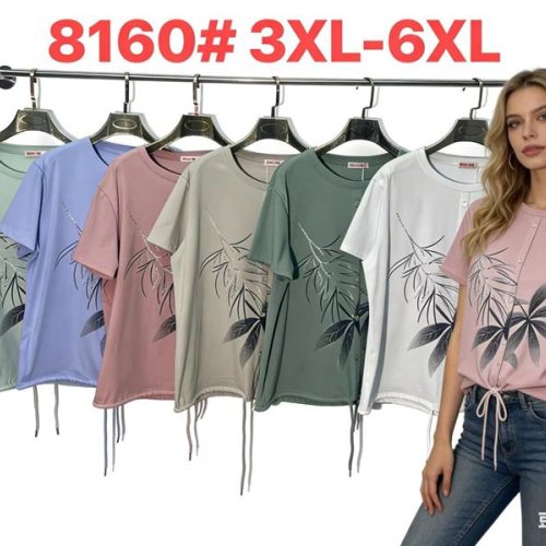 Футболка Monarlir (3XL-6XL) 8160 blue (лето) Monarlir 8160 blue