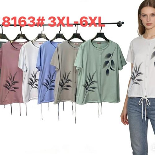 Футболка Monarlir (3XL-6XL) 8163 blue (лето) Monarlir 8163 blue