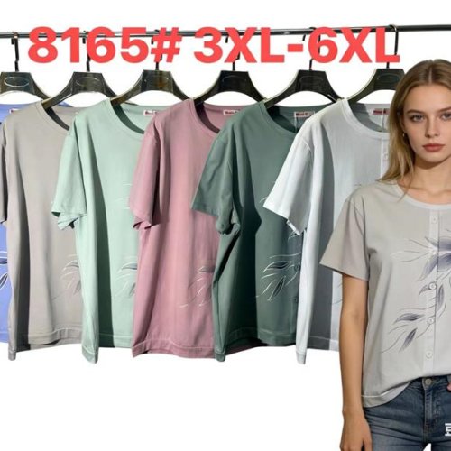 Футболка Monarlir (3XL-6XL) 8165 white (лето) Monarlir 8165 white