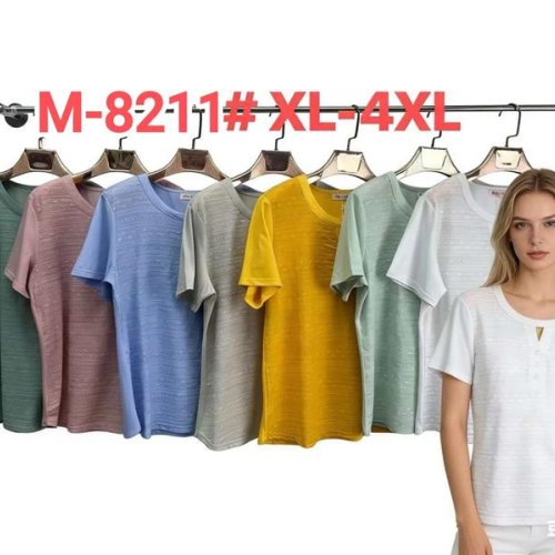Футболка Monarlir (XL-4XL) M8211 pink (лето) Monarlir M8211 pink