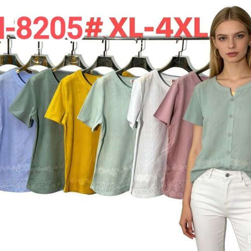 Футболка Monarlir (XL-4XL) M8205 pink (лето) Monarlir M8205 pink