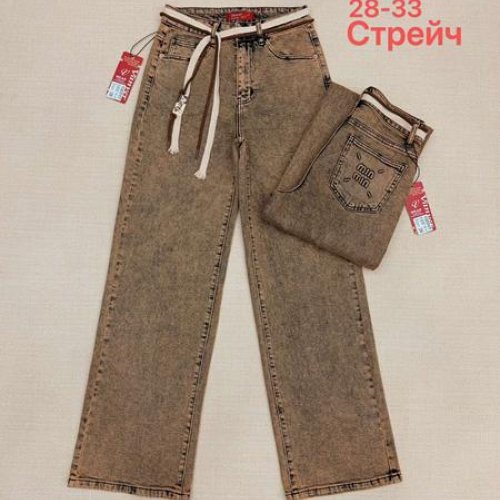 Джинсы Vanver (28-33) B82187 brown (деми) Vanver B82187 brown