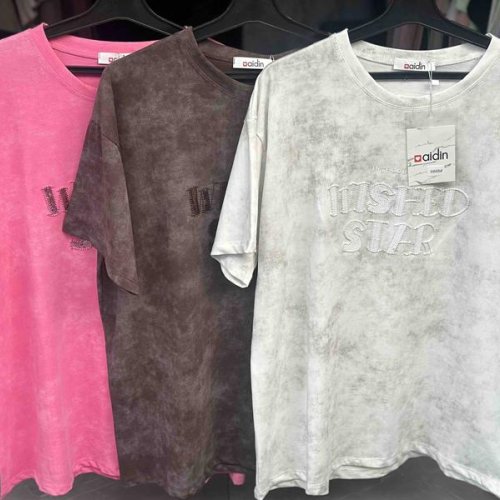 Футболка Aidin-шик шок (one size) 8888 pink (лето) Aidin-шик шок 8888 pink