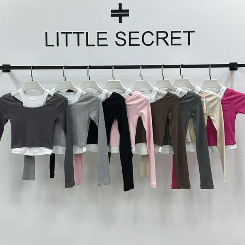 Топ Little Secret (M-XL) 500303 l.grey (деми) Little Secret 500303 l.grey