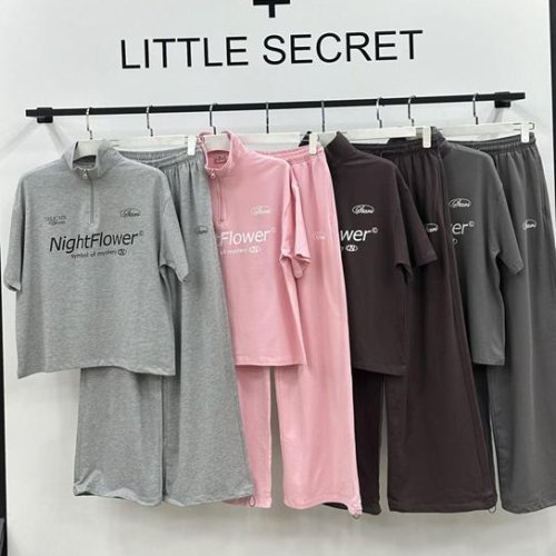 Костюм спорт Little Secret (S-L) 500466 d.grey (лето) Little Secret 500466 d.grey