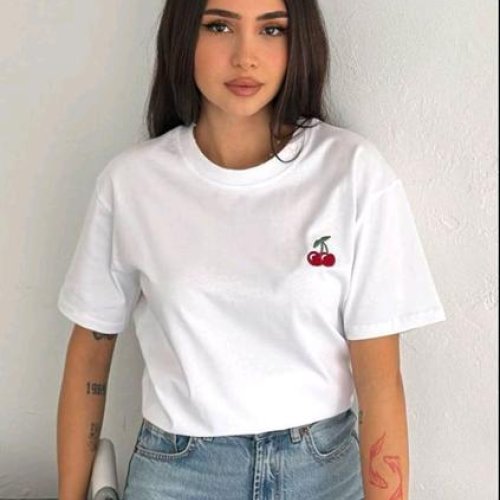 Футболка Lora (one size) LR1147 white (лето) Lora LR1147 white