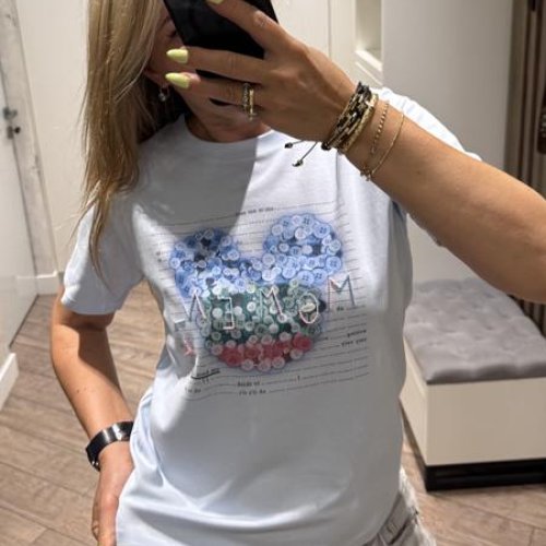 Футболка Lora (one size) LR1153 l.blue (лето) Lora LR1153 l.blue