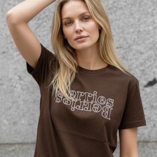 Футболка Lora (one size) LR1174 brown (лето) Lora LR1174 brown