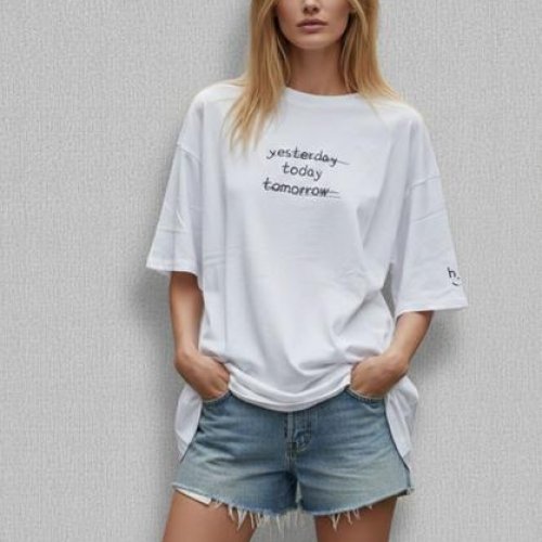 Футболка Lora (one size) LR1175 white (лето) Lora LR1175 white