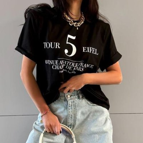 Футболка Lora (one size) LR1179 black (лето) Lora LR1179 black