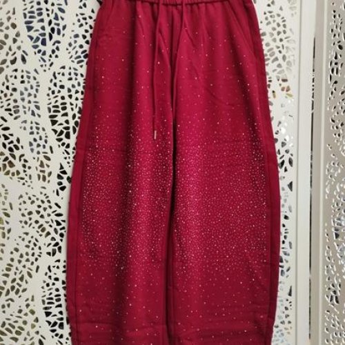 Штаны спорт Lora (M-XL) LR1187 wine (деми) Lora LR1187 wine