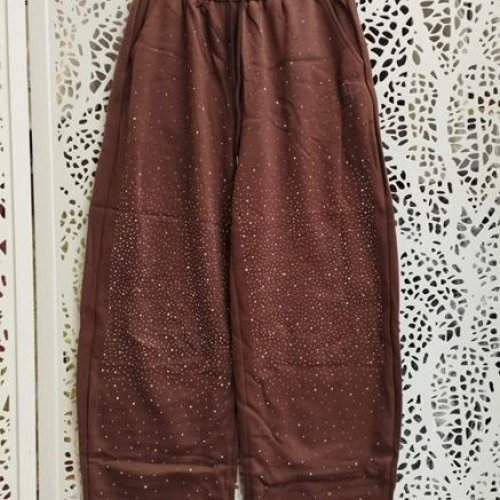 Штаны спорт Lora (M-XL) LR1188 brown (деми) Lora LR1188 brown