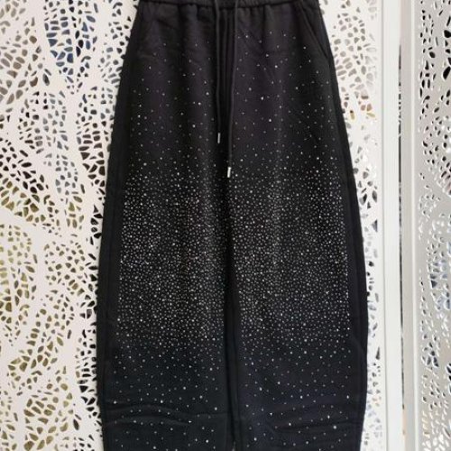 Штаны спорт Lora (M-XL) LR1189 black (деми) Lora LR1189 black