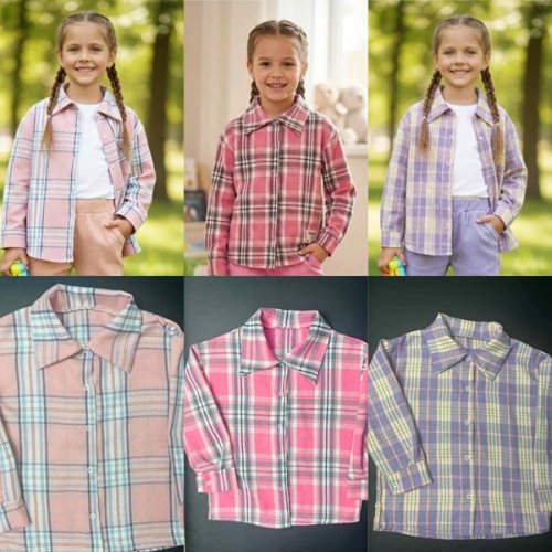 Рубашка Meloria (116-146) ML4102 pink (деми) Meloria ML4102 pink