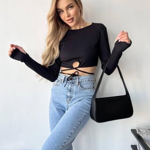 Топ Arina (42-48) 1344 black (деми) Arina 1344 black