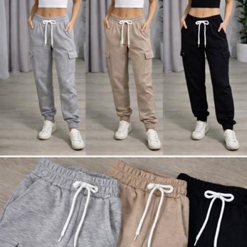 Штаны спорт Arina (S-3XL) 155 grey (деми) Arina 155 grey