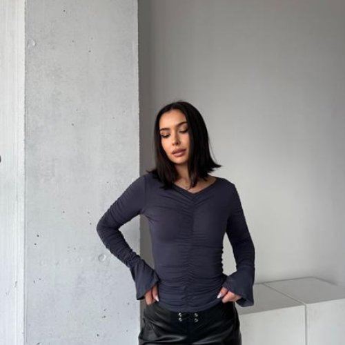 Свитер Arina (42-48) 1708 d.grey (деми) Arina 1708 d.grey