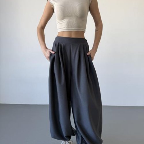 Штаны спорт Arina (42-48) 1710 d.grey (деми) Arina 1710 d.grey