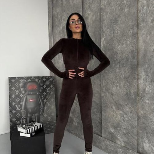 Комбинезон Arina (42-48) 1714 brown (деми) Arina 1714 brown