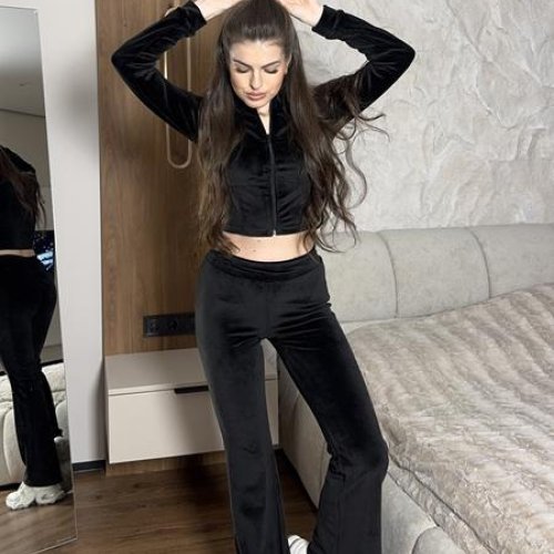 Костюм спорт Arina (42-48) 1715 black (деми) Arina 1715 black