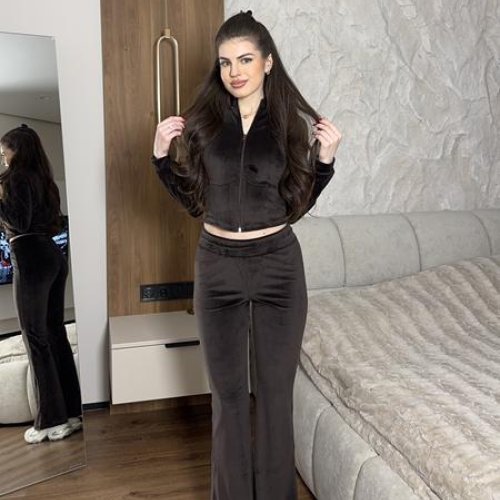 Костюм спорт Arina (42-48) 1715 brown (деми) Arina 1715 brown