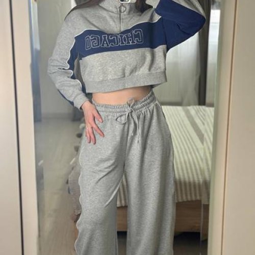 Штаны спорт Arina (42-48) 1716 grey (деми) Arina 1716 grey