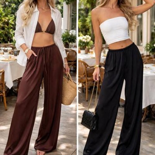 Штаны Arina (42-48) 1717 brown (деми) Arina 1717 brown