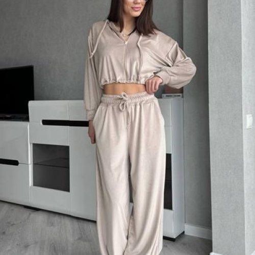 Костюм спорт Arina (42-48) 2498 beige (деми) Arina 2498 beige