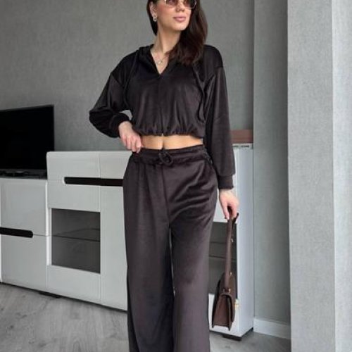 Костюм спорт Arina (42-48) 2498 brown (деми) Arina 2498 brown