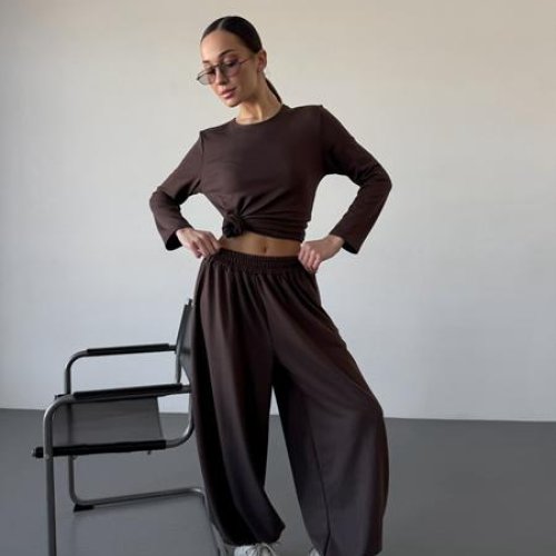 Костюм Arina (42-48) 2499 brown (деми) Arina 2499 brown