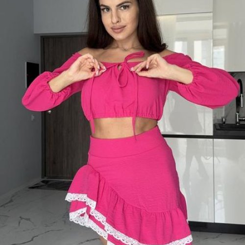 Костюм Arina (42-46) 3075 pink (лето) Arina 3075 pink