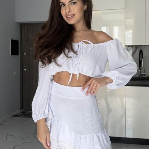 Костюм Arina (42-46) 3075 white (лето) Arina 3075 white