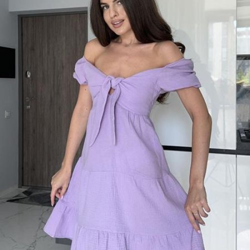 Платье Arina (42-48) 6215 lilac (лето) Arina 6215 lilac