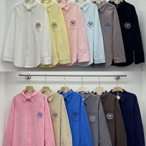 Рубашка Шаолинь (M-XL) 3567 l.mint (деми) Шаолинь 3567 l.mint