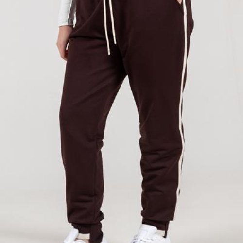 Штаны спорт AZNA (XL-4XL) Б313 chocolate (деми) AZNA Б313 chocolate