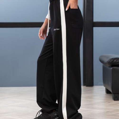 Штаны спорт AZNA (S-XL) Б47 black (деми) AZNA Б47 black