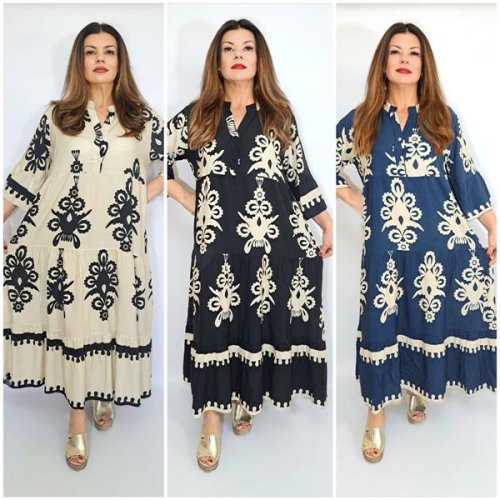 Платье Biblos (52-56) 2400 mix (лето) Biblos 2400 mix