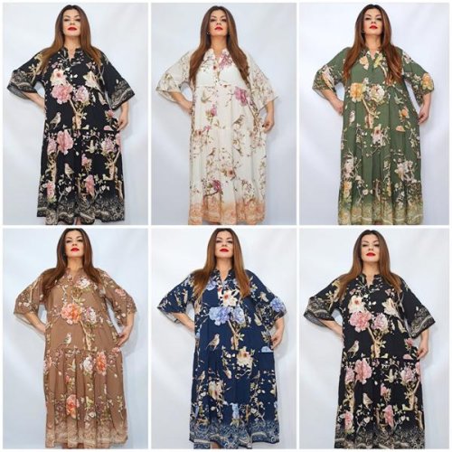 Платье Biblos (52-56) 2402 mix (лето) Biblos 2402 mix