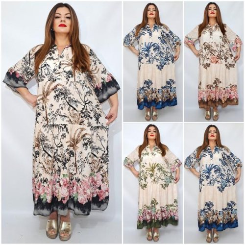 Платье Biblos (52-56) 2403 mix (лето) Biblos 2403 mix