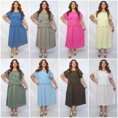 Платье Biblos (52-56) 2409 mix (лето) Biblos 2409 mix