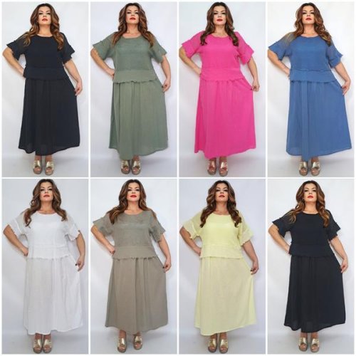 Платье Biblos (52-56) 2410 mix (лето) Biblos 2410 mix