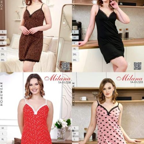 Ночнушка Samo (44-54) 01-213 brown (лето) Samo 01-213 brown