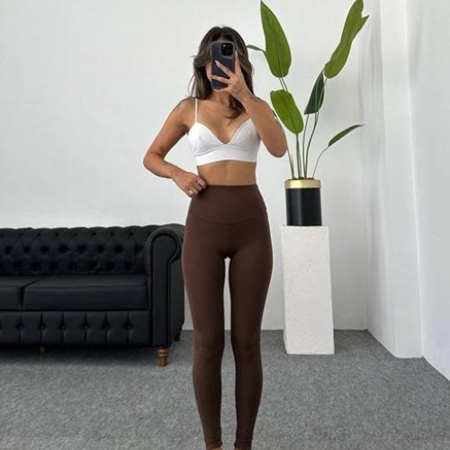 Лосины Sport style (S-2XL) 125 brown (деми) Sport style 125 brown