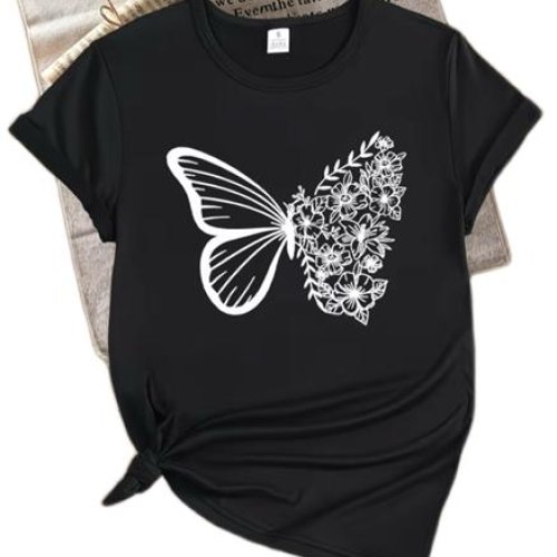 Футболка ALIA (M-3XL) AL4 black (лето) ALIA AL4 black