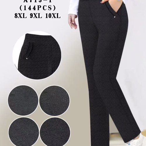 Штаны АнЯ (8XL-10XL) 715-1 mix (деми) АнЯ 715-1 mix