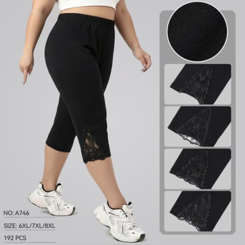 Бриджи АнЯ (6XL-9XL) 746 black (лето) АнЯ 746 black