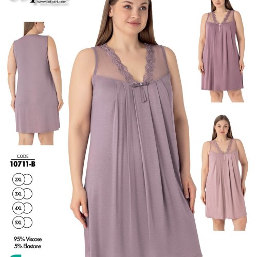 Ночнушка Disneyopt (2XL-5XL) DS516-10711B l.beige (лето) Disneyopt DS516-10711B l.beige