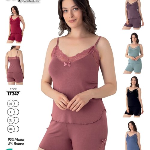 Пижама Disneyopt (M-2XL) DS541-17247 red (лето) Disneyopt DS541-17247 red